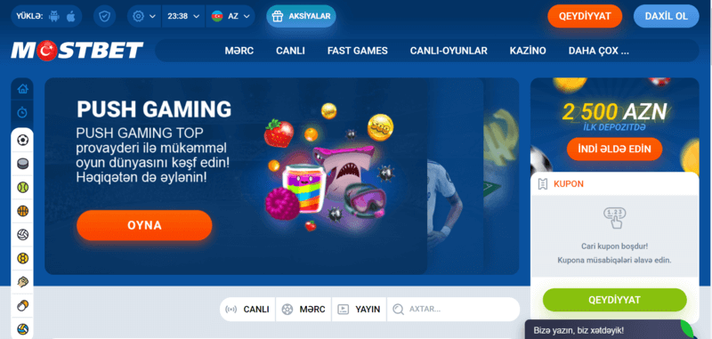 Mostbet: Azərbaycanın ən populyar kazino üçün bonus kodları
